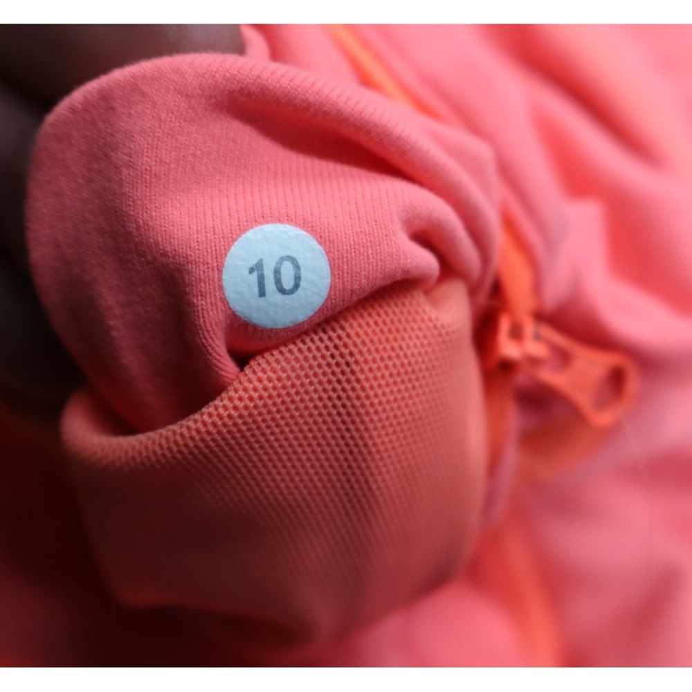 Lululemon Nice Asana Yoga Jacket Pink Womens Size 10 W4C02S Very Light Flare - Picture 7 of 7